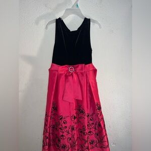 Charming Black and Pink Kids Formal Dress
